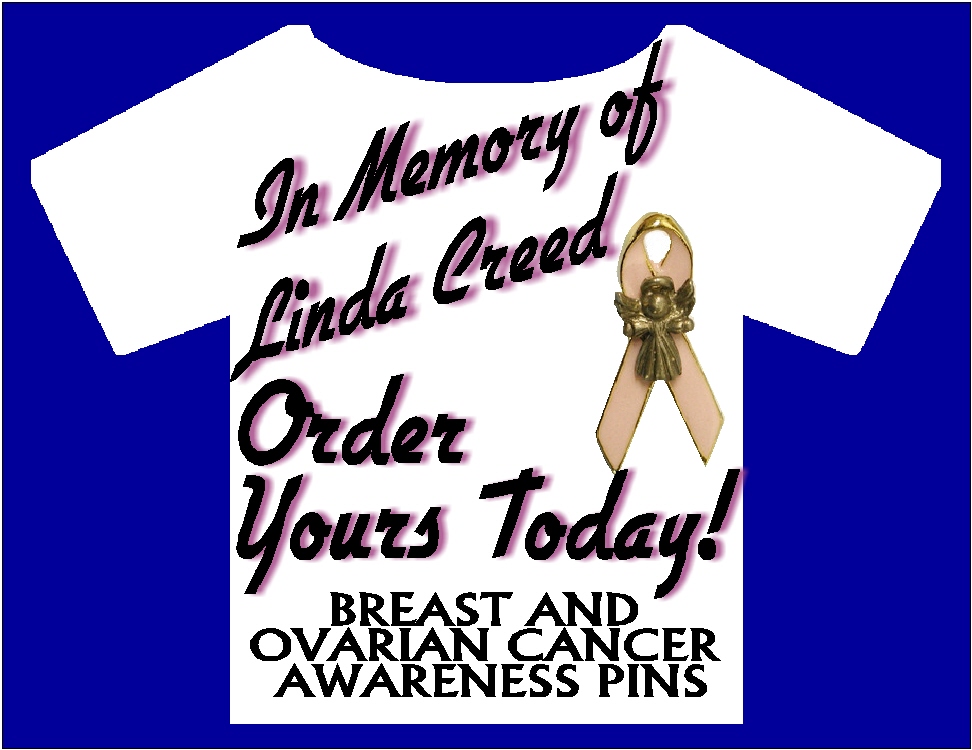 Legendary Philadelphia Songwriter Linda Creed wrote "I'll Be Around," which is being featured on Daryl Hall & John Oates' new album, "Our Kind of Soul."&nbsp; She died of breast cancer at the young age of 37, in 1987.&nbsp; Alternate site for various styles of pins is at:&nbsp; http://www.breastcancerpins.com
