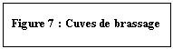 Zone de Texte: Figure 7 : Cuves de brassage