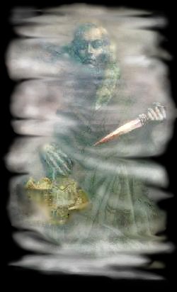 ghost with dagger