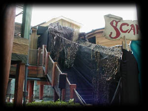 Going up to get scared?