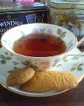 My favorite wedgewood tea cup and tea,"Lady Gray".