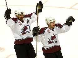 Tanguay and Ray Bourque