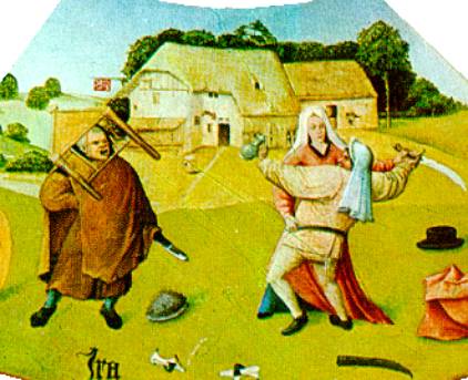 a vice painted by Hieronymus Bosch