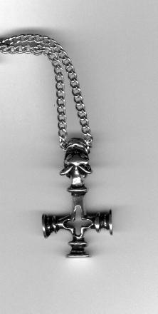 a cross - pendant called Thor's hammer