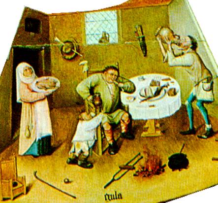 a vice painted by Hieronymus Bosch