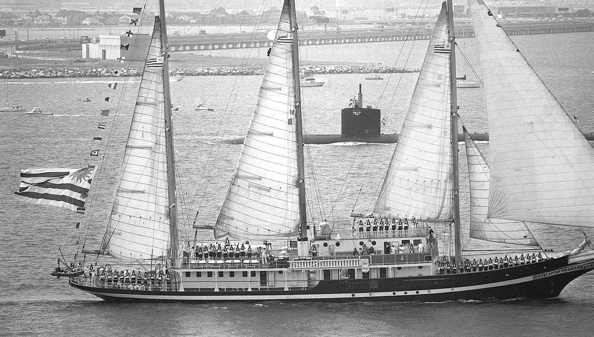 Sub and Tall ship