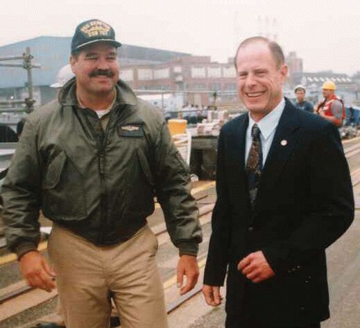 Sandy and captain