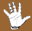 Palmistry, hand reading, palm reading, psychic and paranormal logo