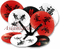 Chinese Symbols Folding Fans