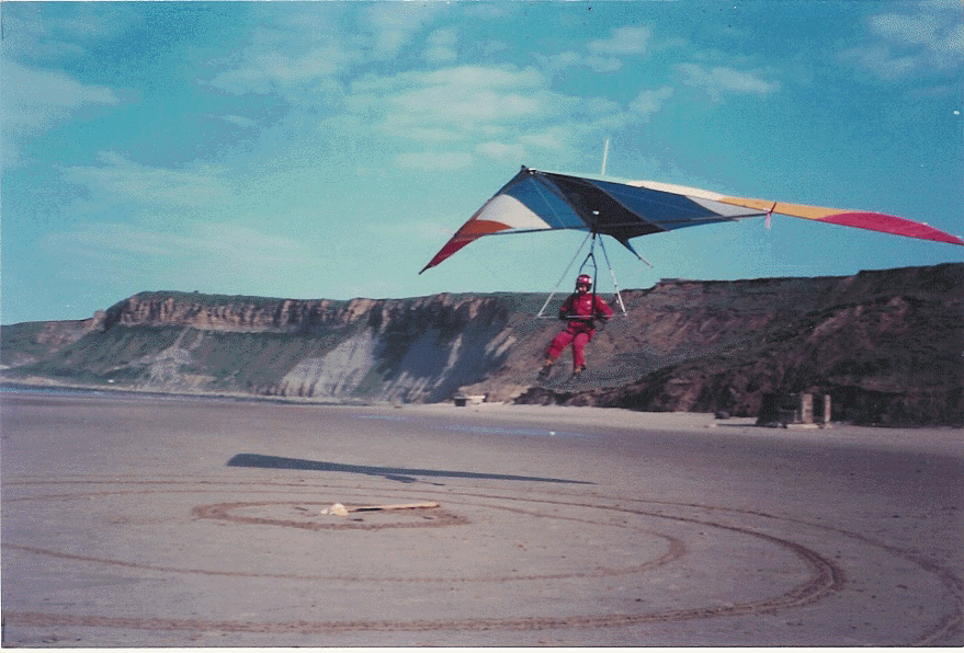 An early spot landing at Cayton Bay on my Skyhook Sunspot