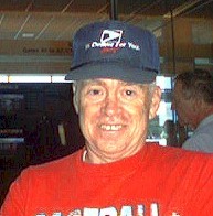 Hank Maifeld from Rumford, Maine at the airport leaving for the 1999 DC reunion. (That's me)