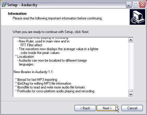 Audacity Setup