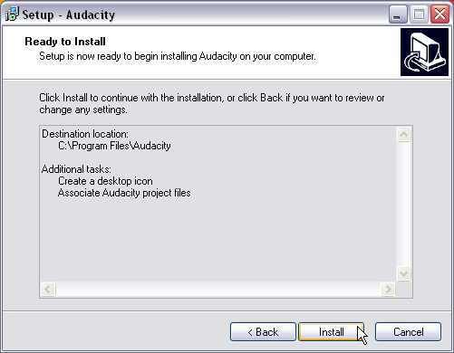 Audacity Setup
