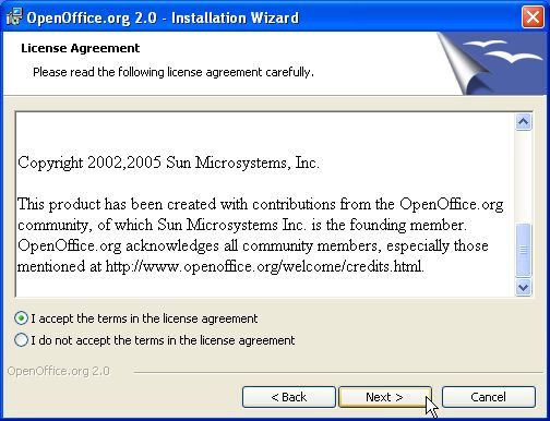 OpenOffice.org Installer