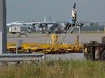 Our transportation: A C130 Hercules