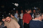 A departing German colleague gave a Farewell party in the Harley Davidson club