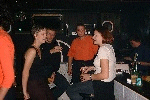 A departing German colleague gave a Farewell party in the Harley Davidson club