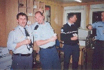 Farewell party for the crazy Dutch guys