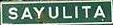 Sayulita sign