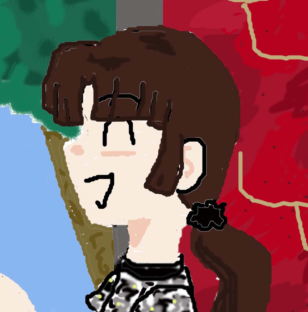 My friend Jasmin in Japanese class