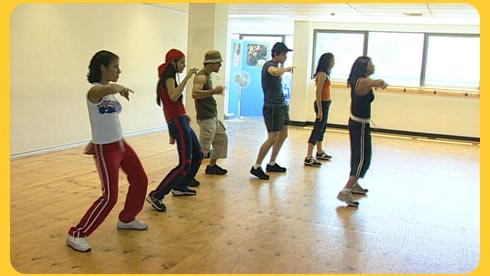 Learning to dance...
