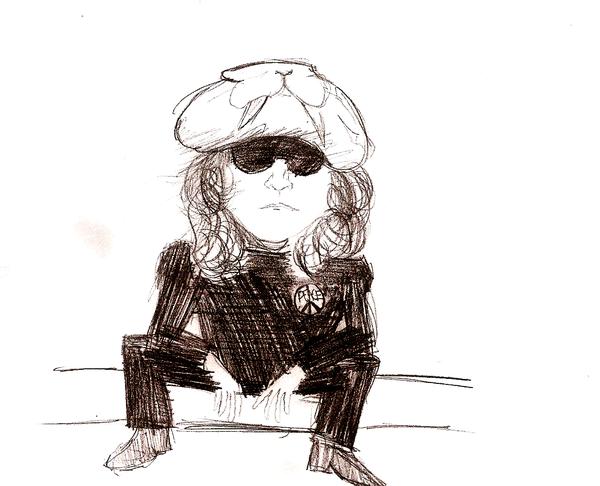 "John Lennon [Sketch]" (c) 2006 by Irlyn Morris (Pencil)