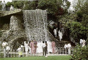 Manmade Waterfall Gulshan-e-Iqbal, Lahore
