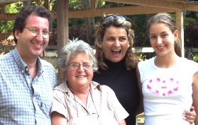 Maria Irene com a Fam�lia Casiuch