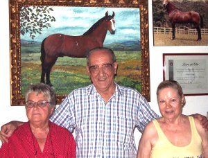 Maria Irene e o casal HB