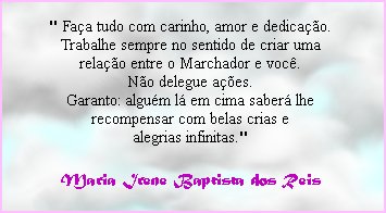 Dica de uma selecionadora da Ra�a !!!