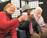 A coffee break at Spring Harvest