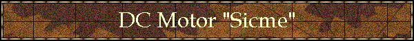 DC Motor "Sicme"