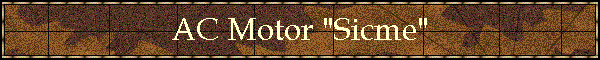 AC Motor "Sicme"