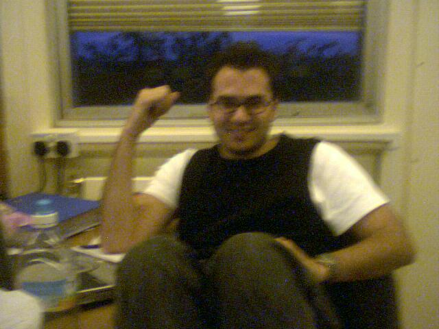 Emilios after a break from studying