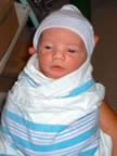 Kaden one hour old (29kb)