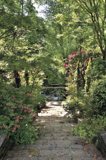 acres of magnificent gardens designed by the famous Edna Walling's