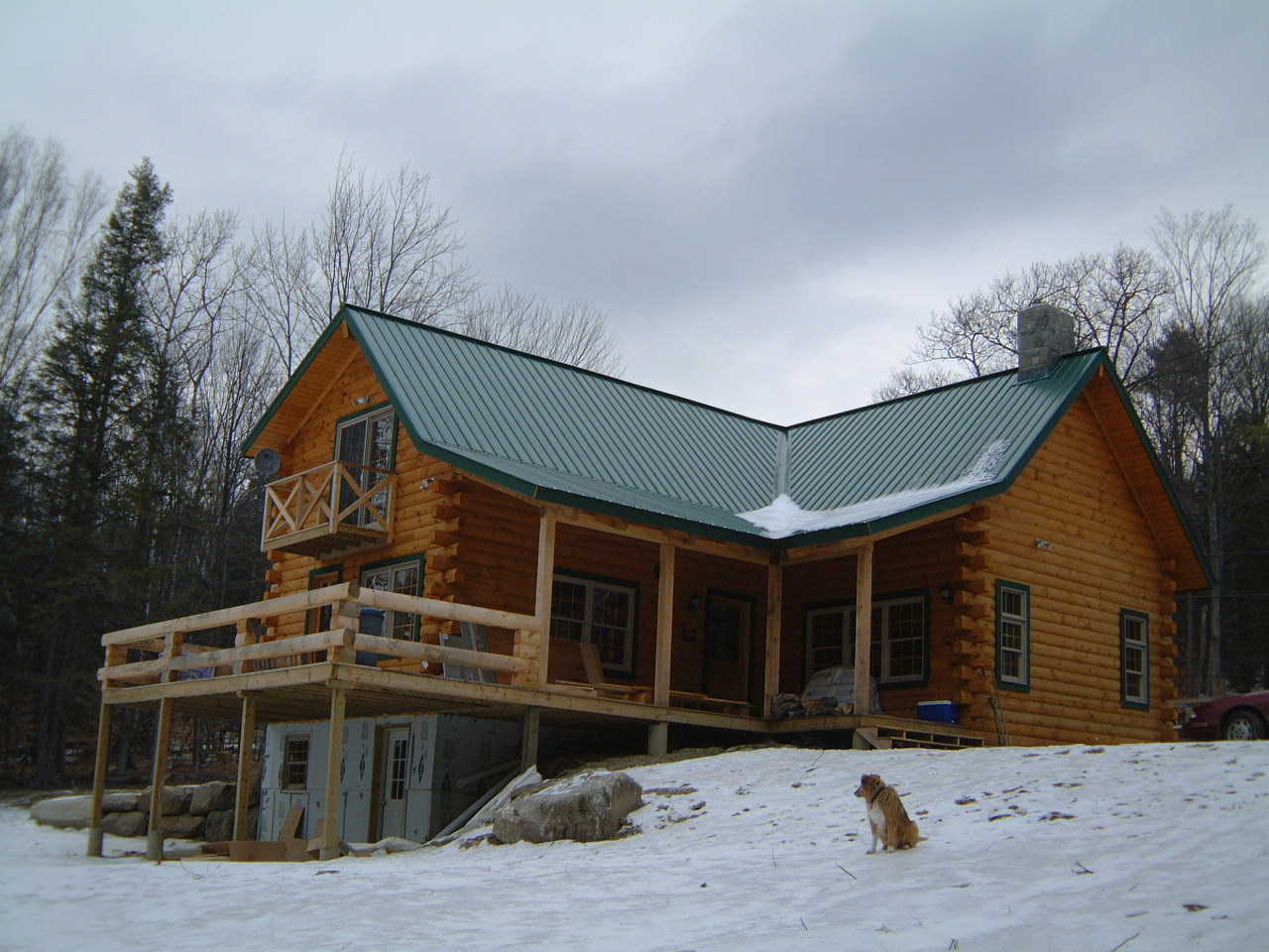 Log Home in Townshend, VT