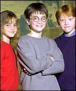 Hermione, Harry and Ron
