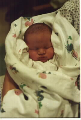 Trey, 1 hr old