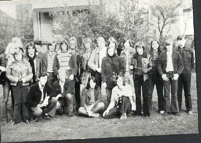 Die Abschlu�klasse der Realschule Richard-Schirrmann 1973