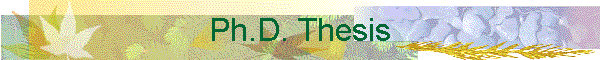 Ph.D. Thesis