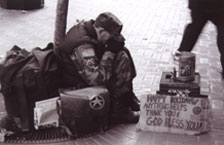 Yesterdays hero, todays homeless.