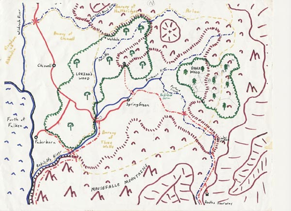 Map of Spring Green Area
