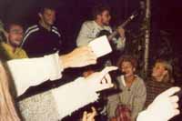 Concert in Baun's camp