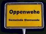 Oppenwehe Ortsschild