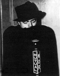 Orson Welles attempts to hide a nasty case of Acne