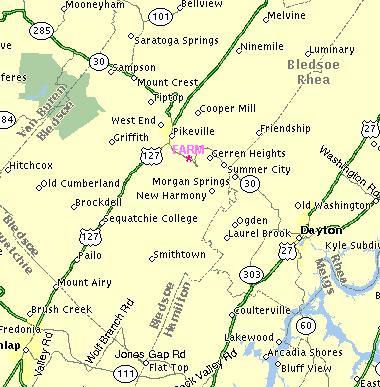 Map of Pikeville