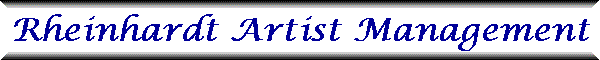 Rheinhardt Artist Management