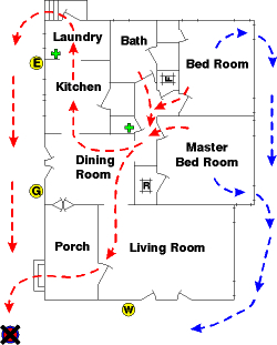 Excape Plan Drawing