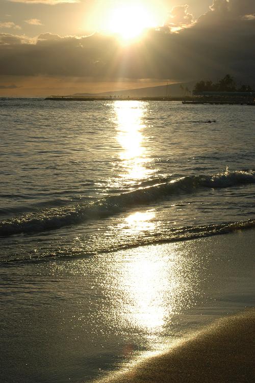 sunset on waikiki